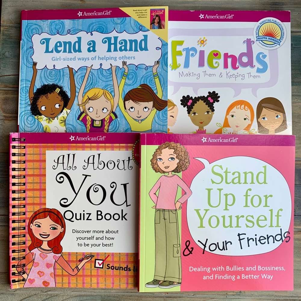 AMERICAN GIRL 4 Book Bundle: "Be Your Best" Series